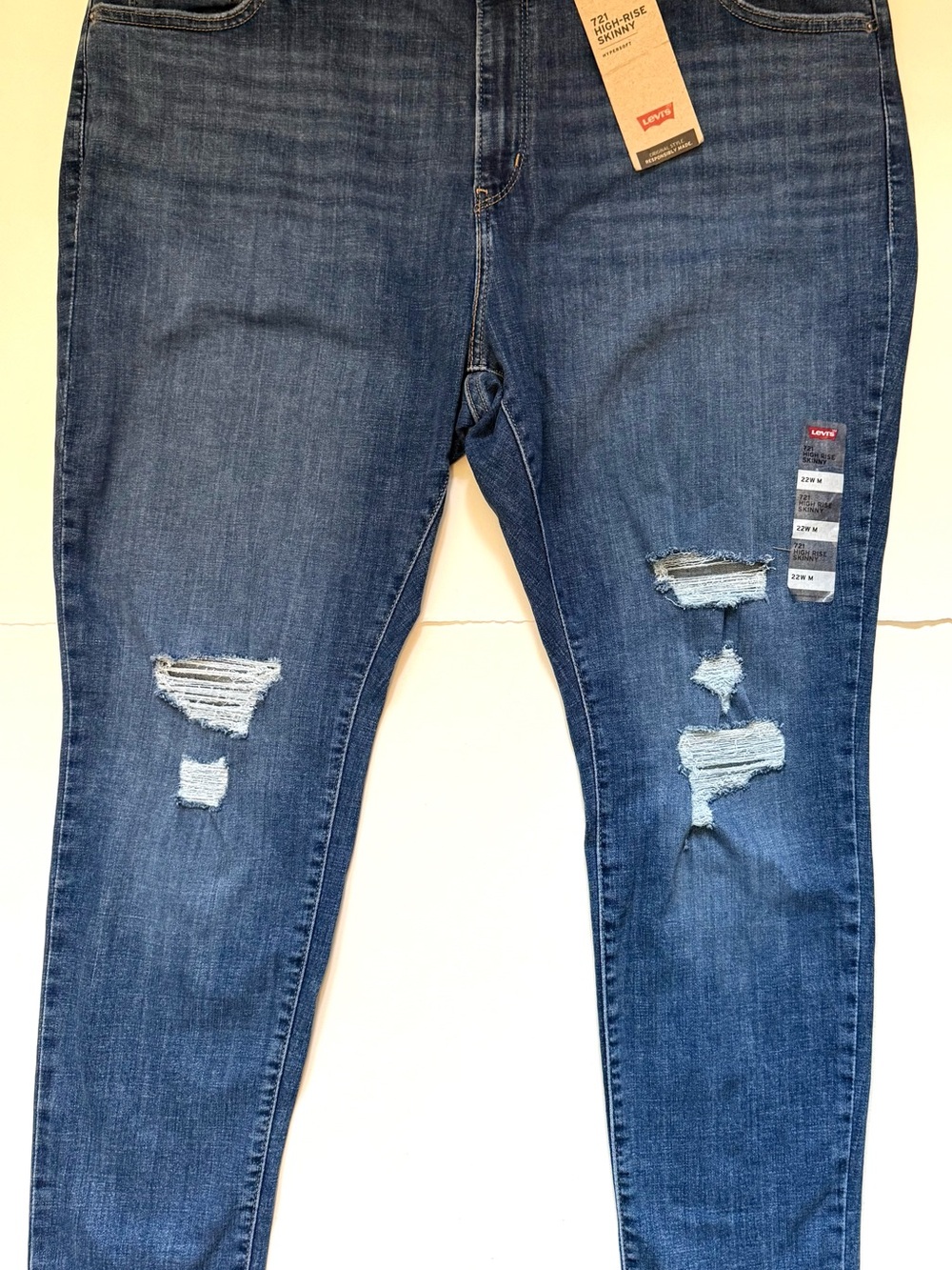 Levi's 721 Hypersoft High-Rise Women's Skinny Jeans - New With Tags- Size 22